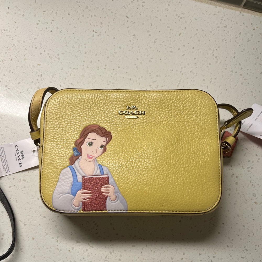 Coach Disney LE Belle mini camera bag